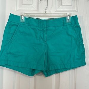 J.Crew Turquoise Chino Shorts